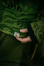 kurtka nepalska patchwork zielona nylian